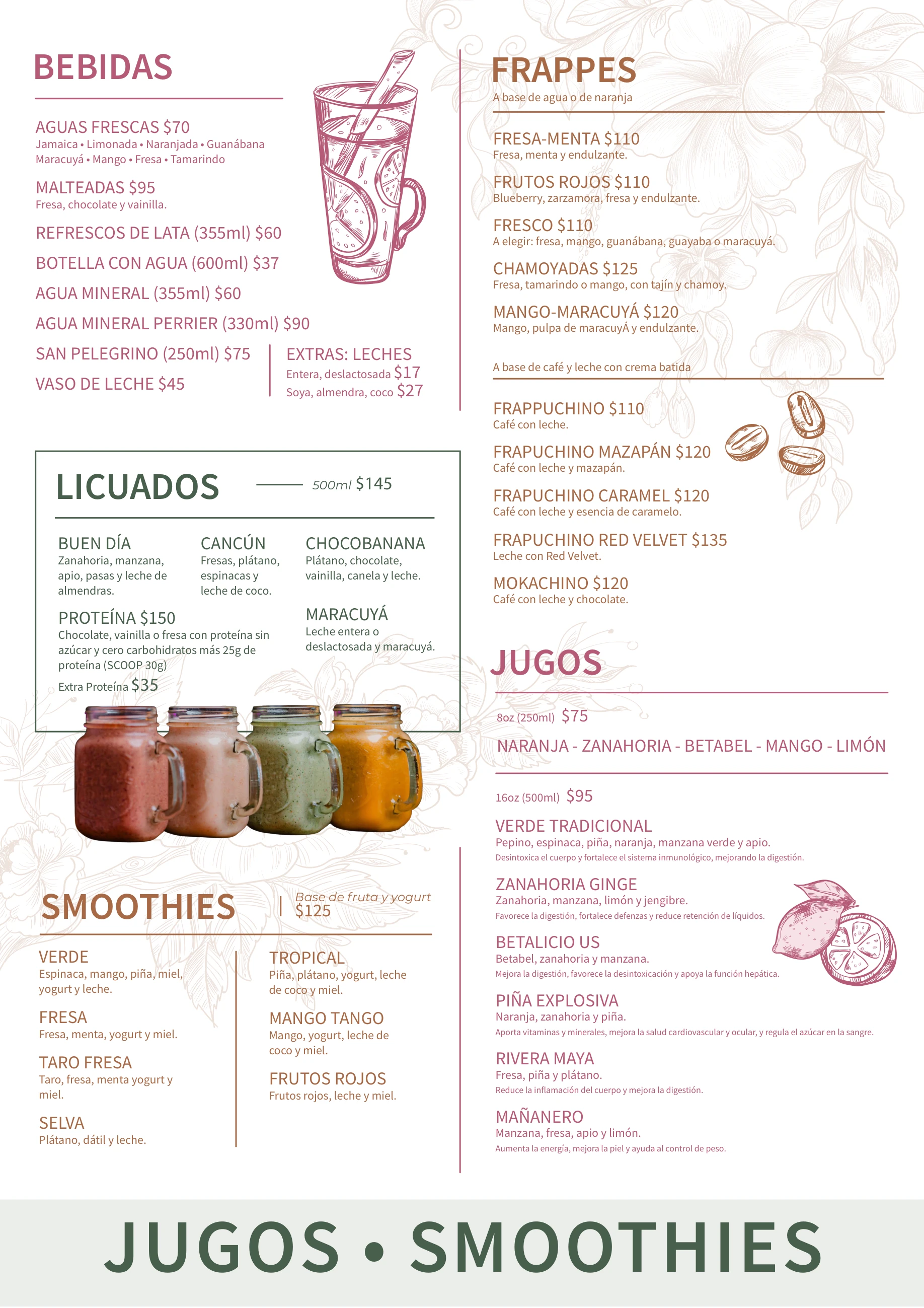 Menú de Bromelia, página 3 de 6. Abre el PDF para consultar el documento original.